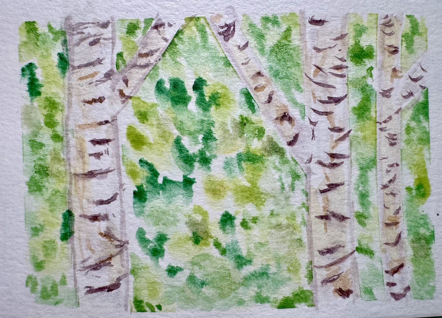 Birch Trees, Original