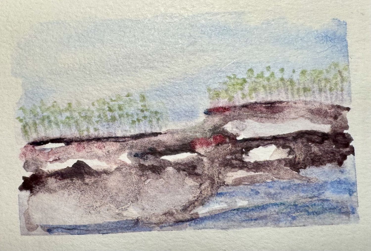 Abstract Sea Side Landscape