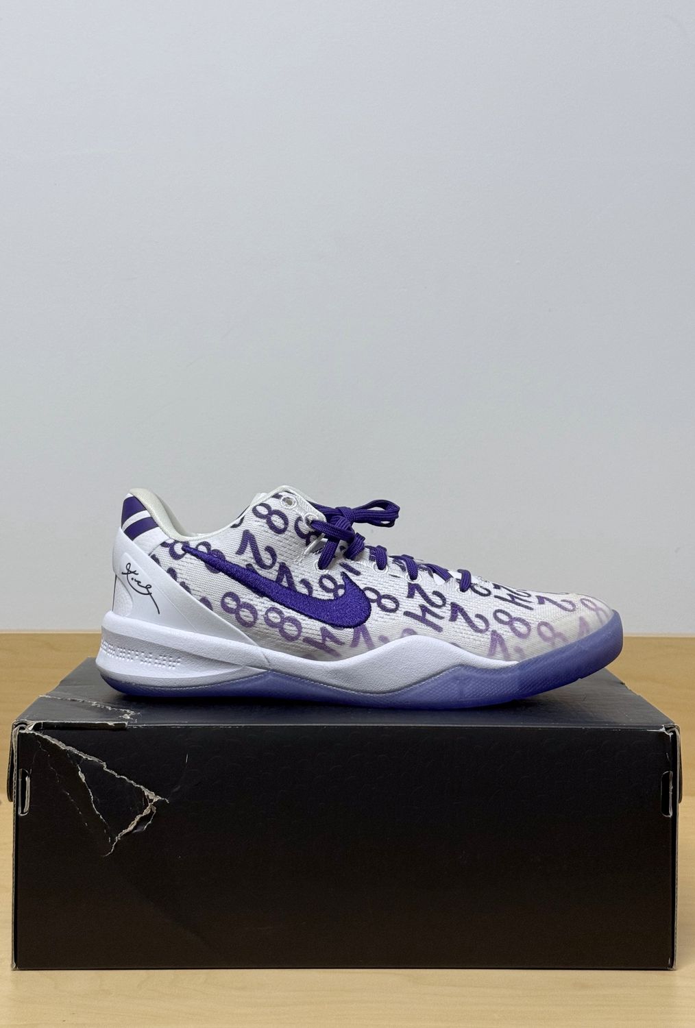 Kobe 8 Proto Court Purple Sz 6Y