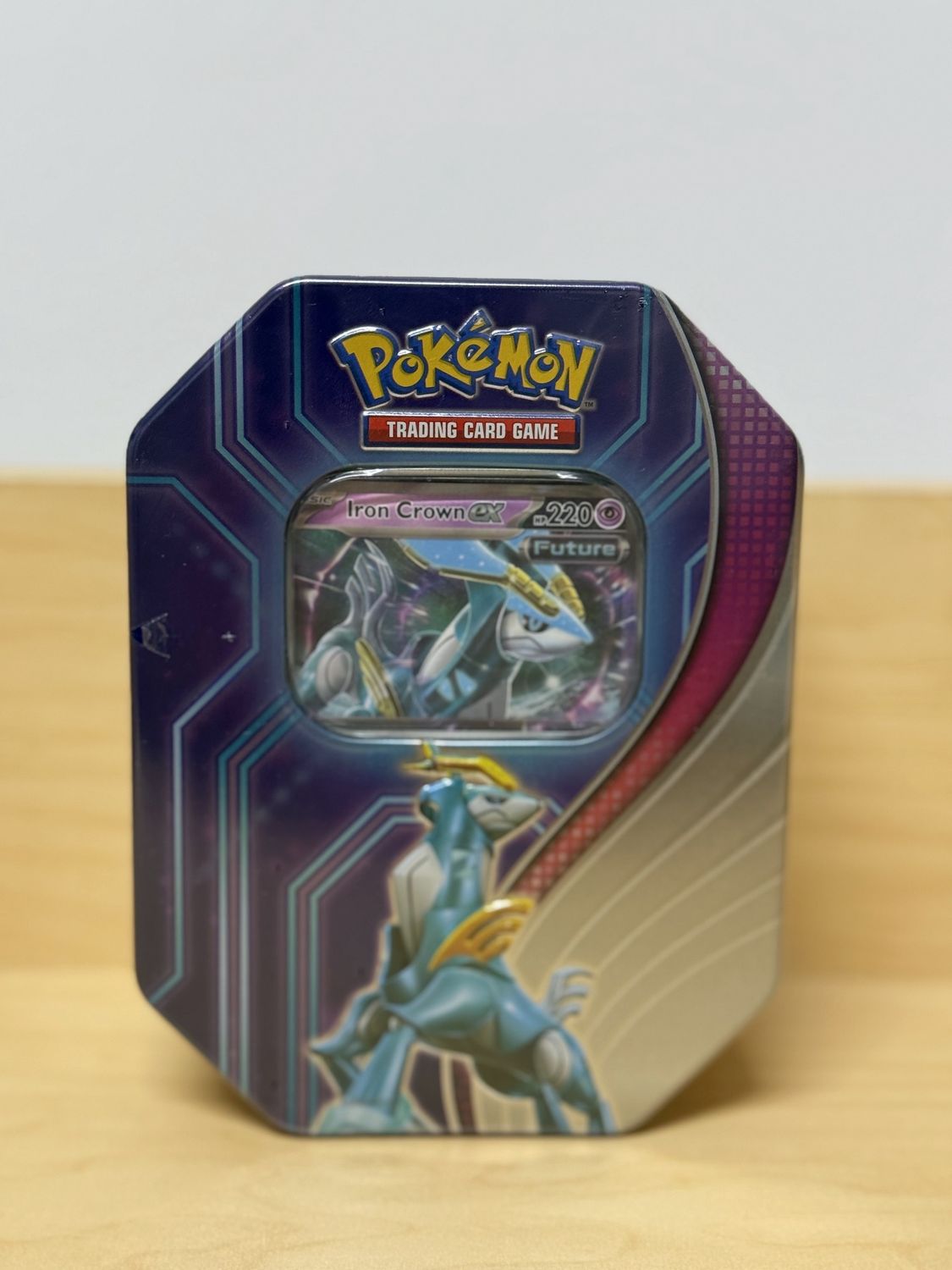Pokemon Sword &amp; Shield Paradox Destinies Tin Iron Crown Ex