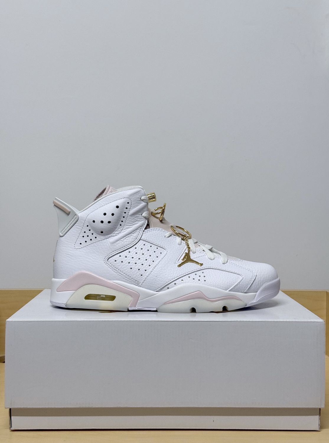 Jordan 6 Gold Hoops Sz 10M