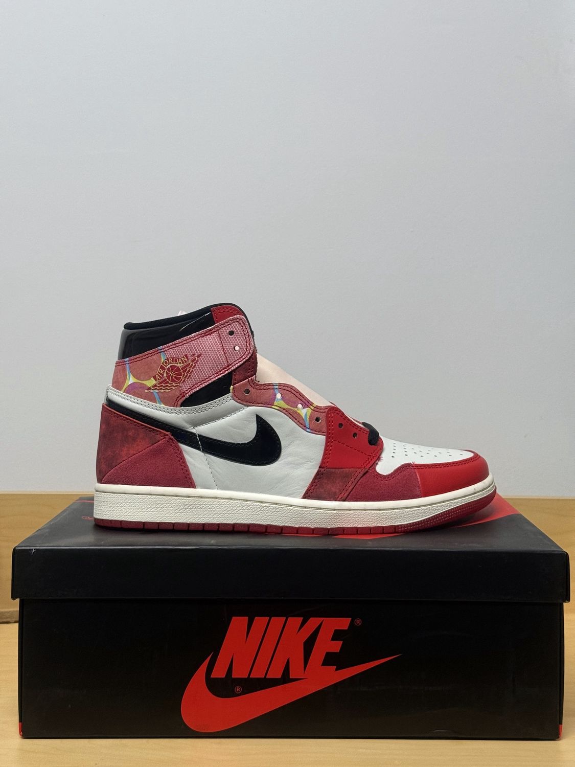 Jordan 1 Spiderman 2.0 Sz 10M