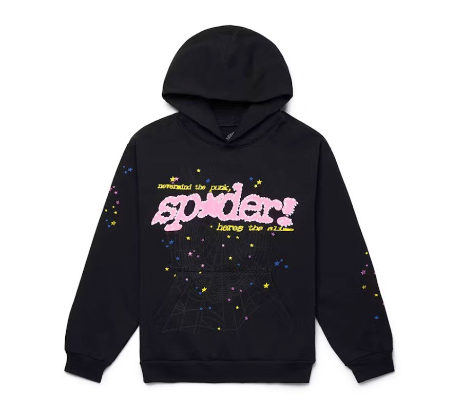 Sp5der Hoodie Black V2