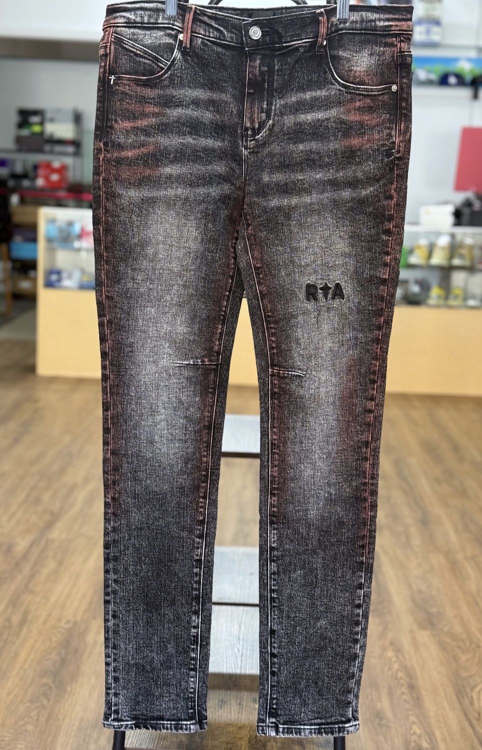 RTA Black Red Jeans (14)