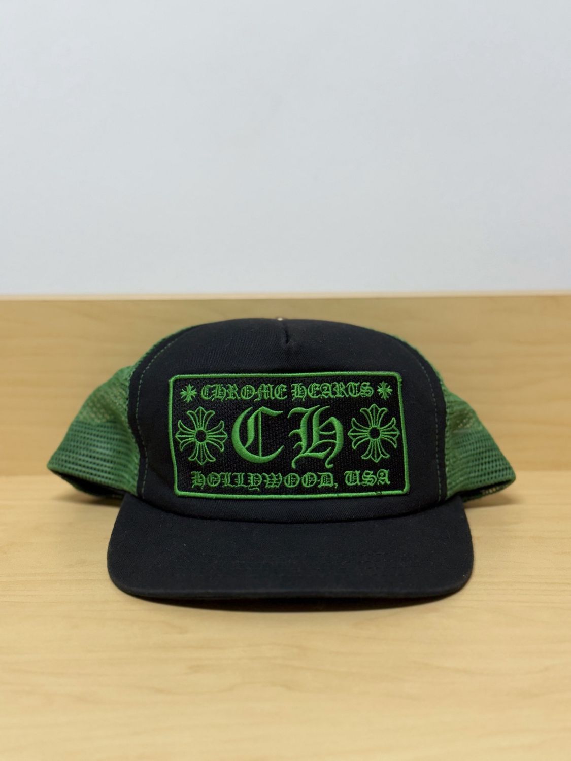 Chrome Hearts Hollywood Trucker Hat Green