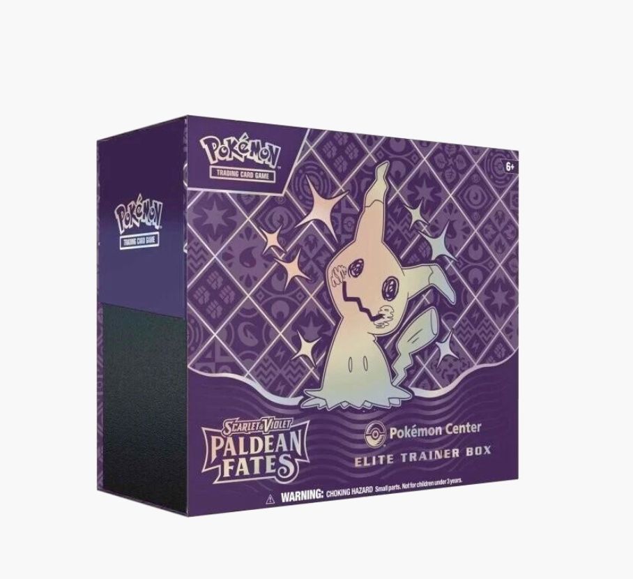 Pokemon Paldean Fates Elite Trainer Box ( Poke Center)
