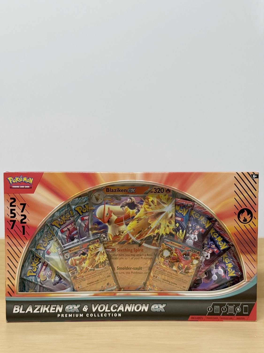 Pokemon Blaziken Volcanion Ex Box
