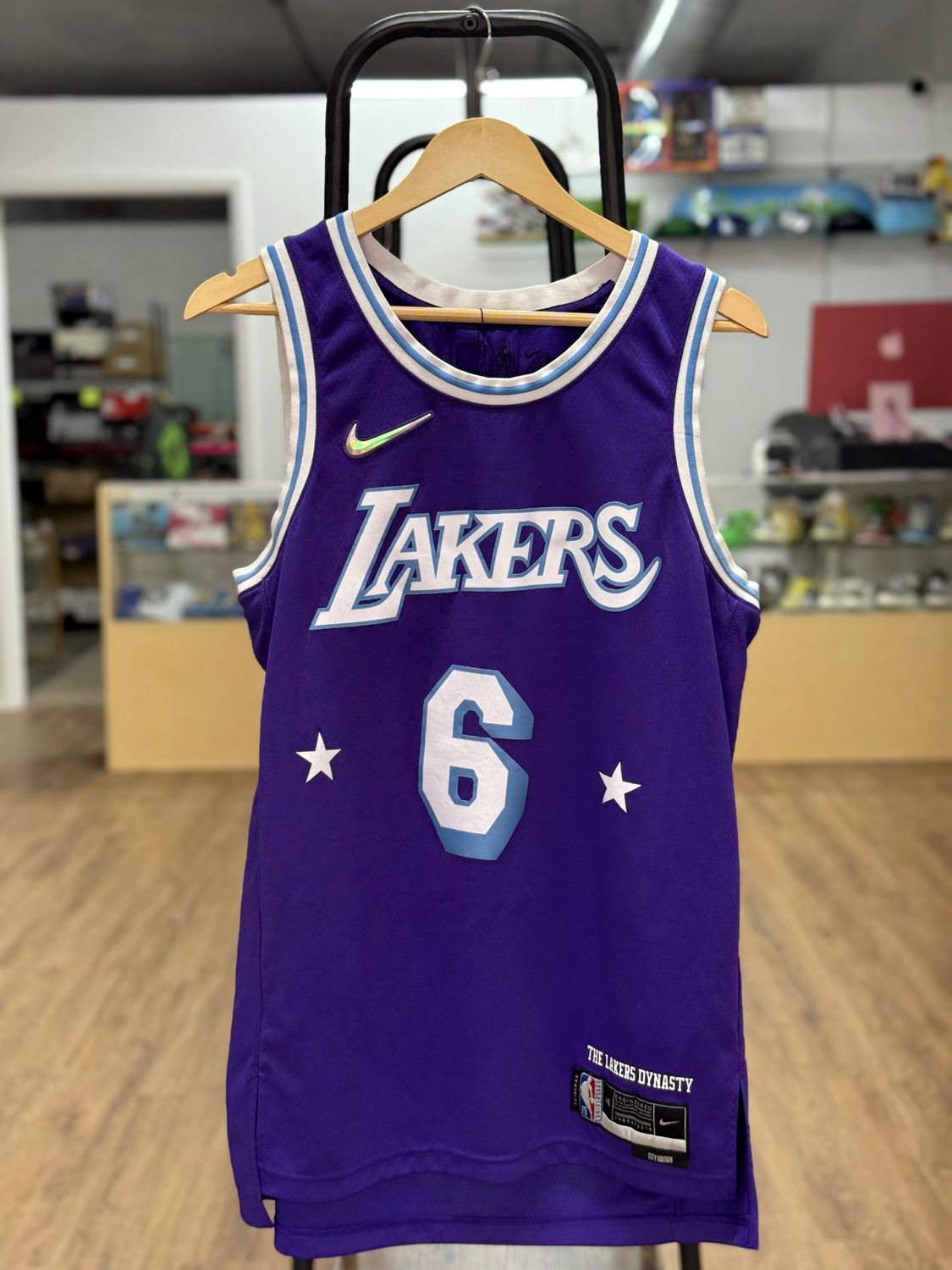 Nike 75th Lebron James 6 Purple Dynasty Jersey
