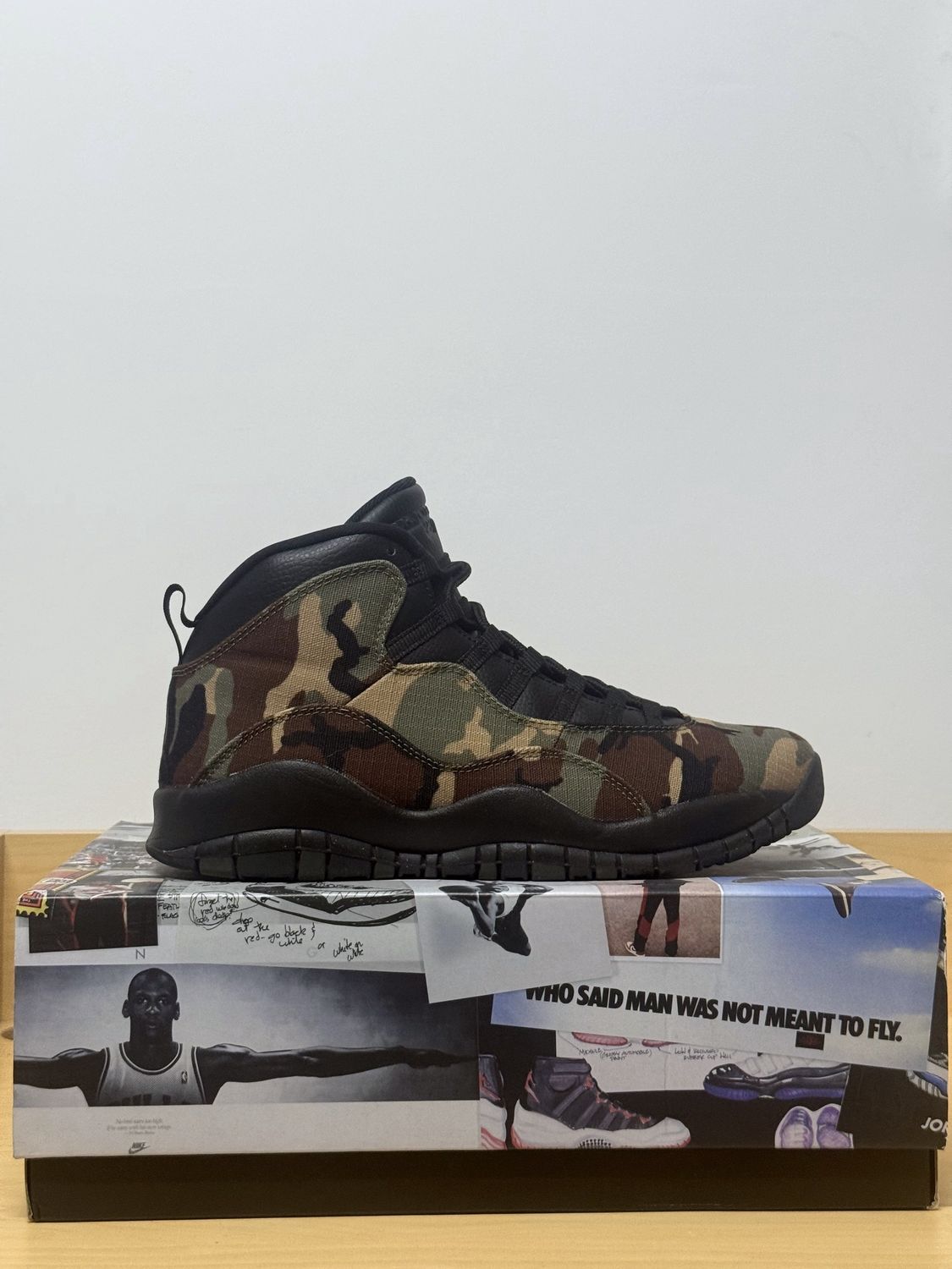 Jordan 10 Woodland Camo Sz 10M