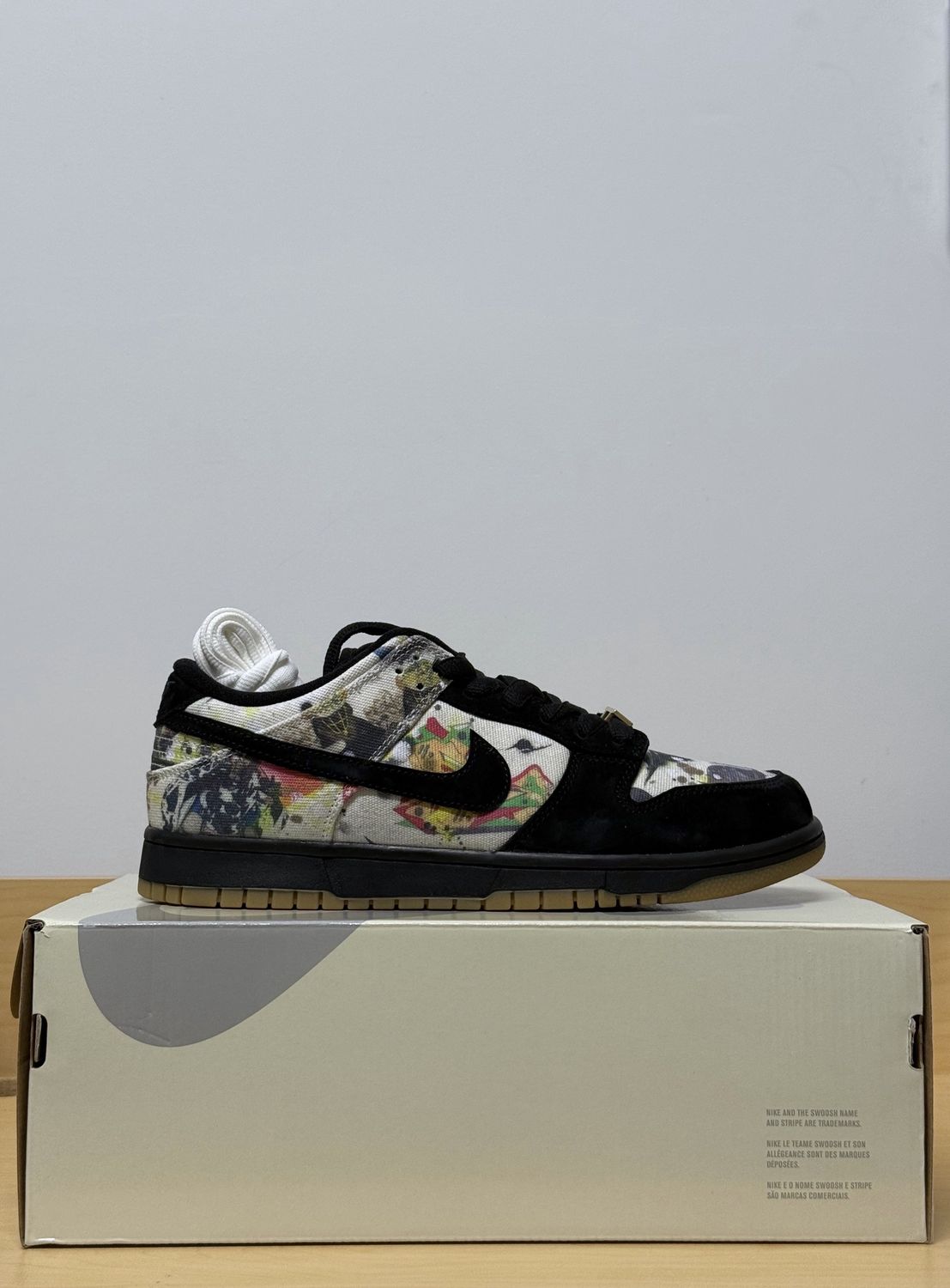 Nike Dunk Low Supreme Rammelizee Sz 9.5M