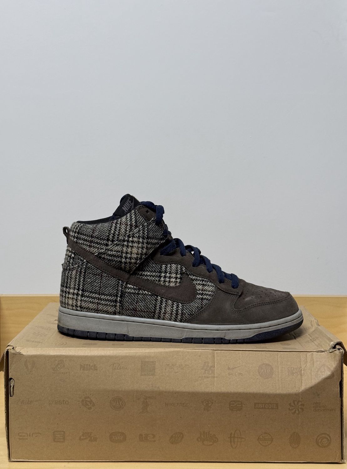 Nike Dunk High Tweed Sz 10M