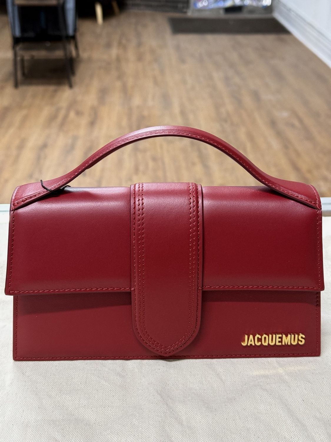 Jacquemus Bambino Bag Burgundy