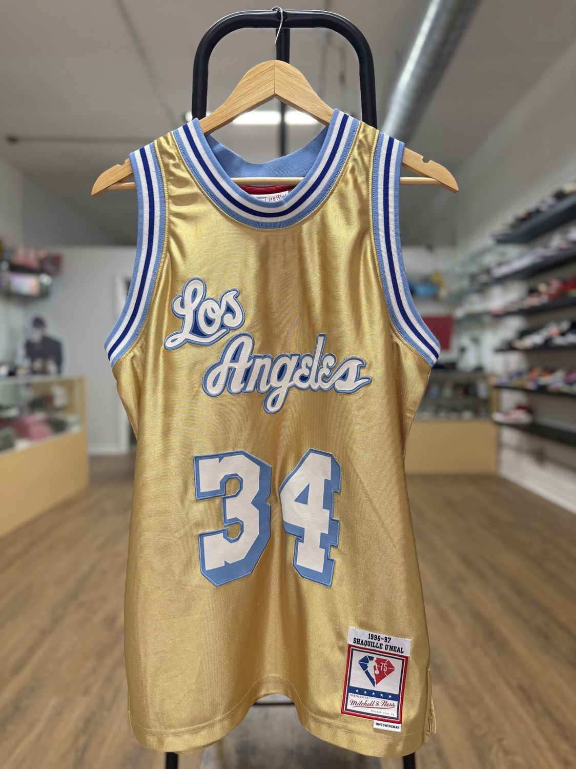 Shaq Lakers Gold Jersey