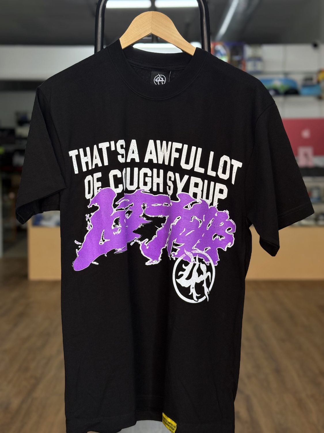 Lost Hills x Cough Syrup Black Tee V2