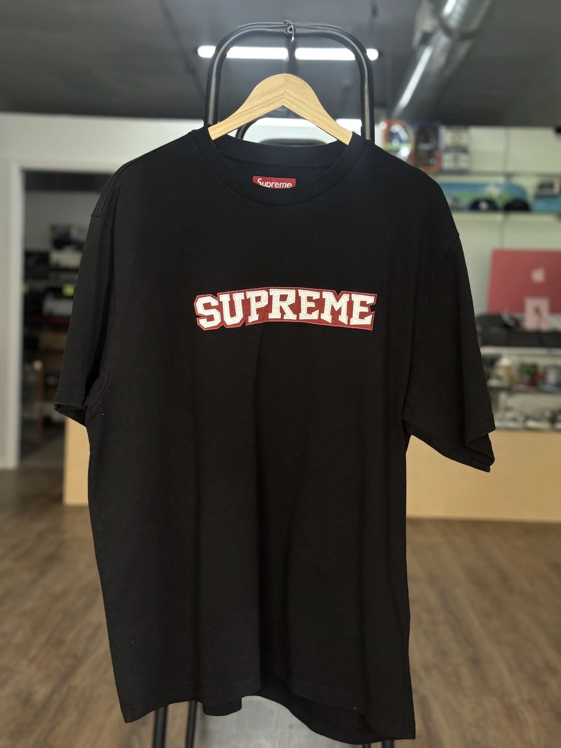 Supreme Satin Embroidery Tee
