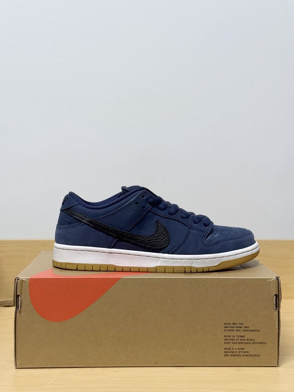 Nike Dunk Low Navy Gum Sz 9M