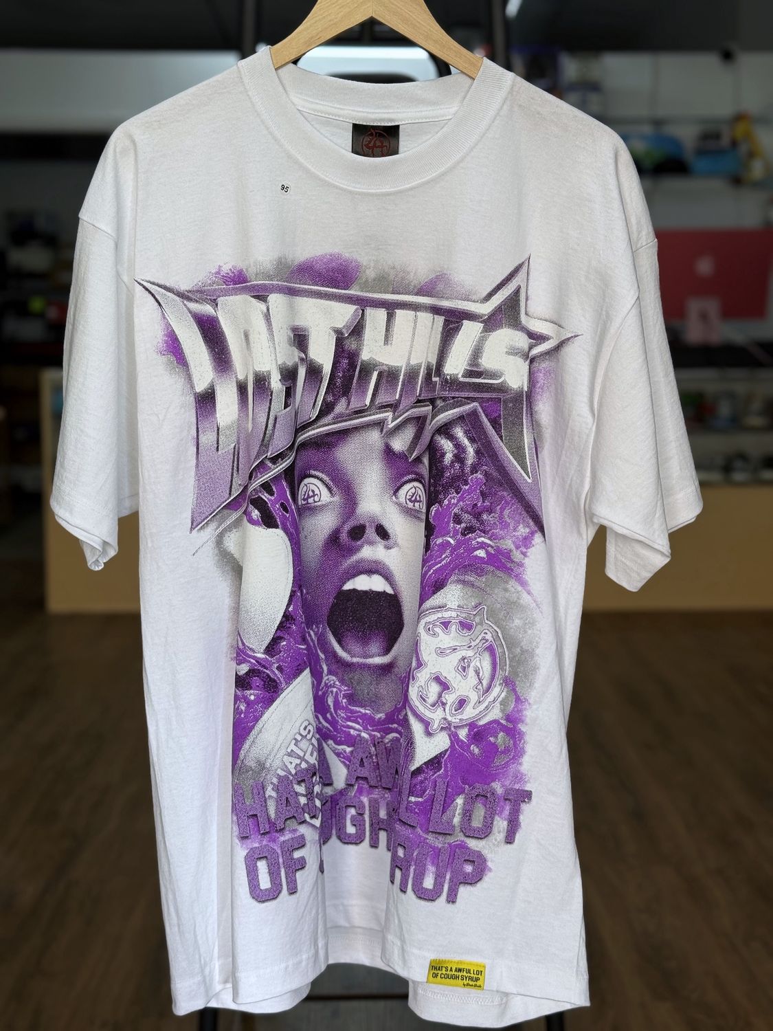 Lost Hills x Cough Syrup White Tee