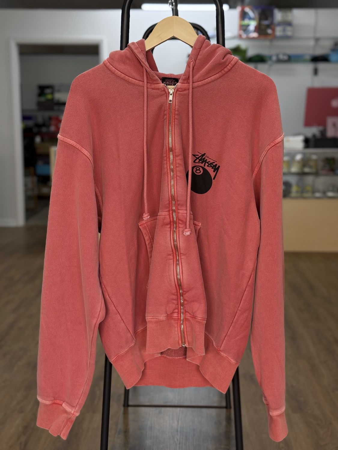 Stussy Red 8 Ball Hoodie