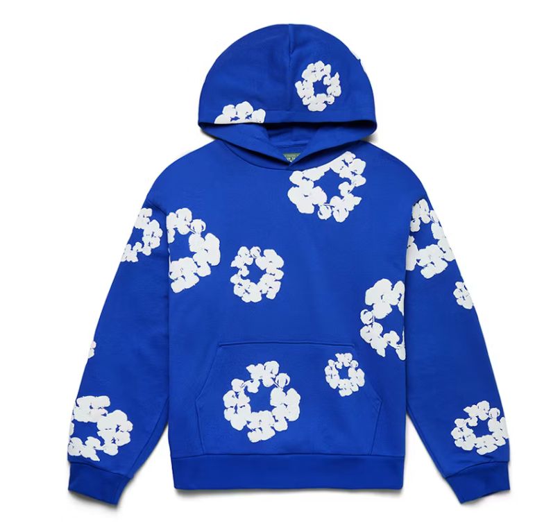 Denim Tears Hoodie Royal Blue
