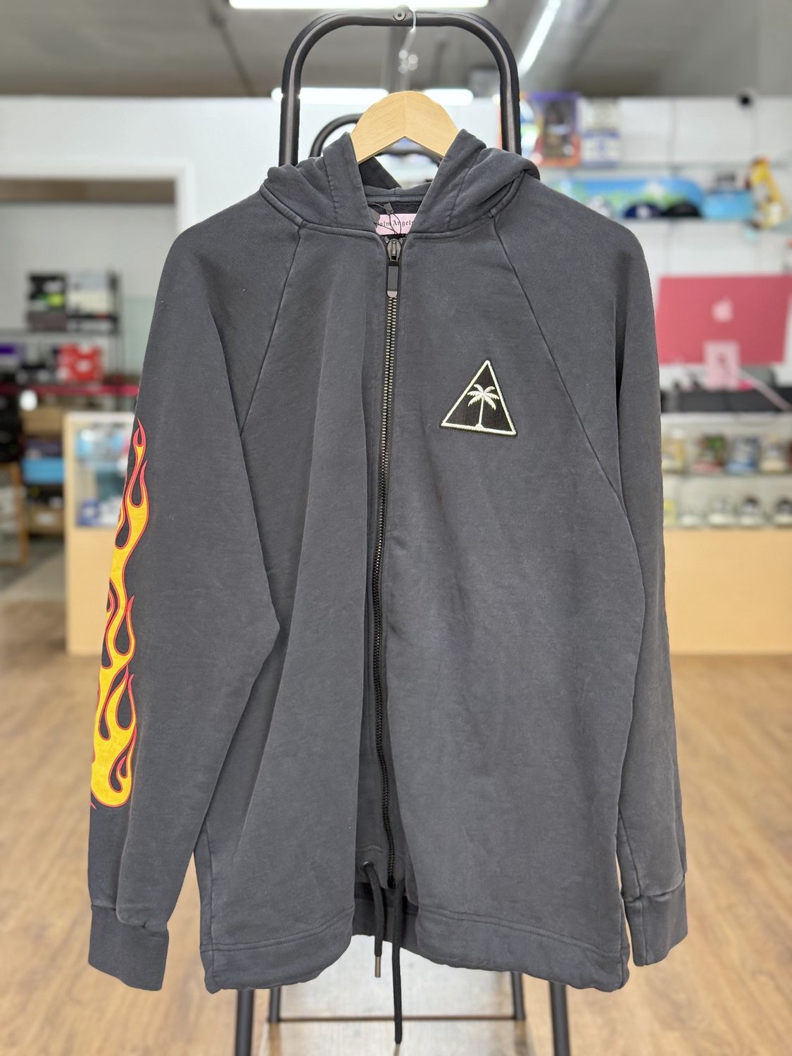 Palm Angels Zip Up Flames