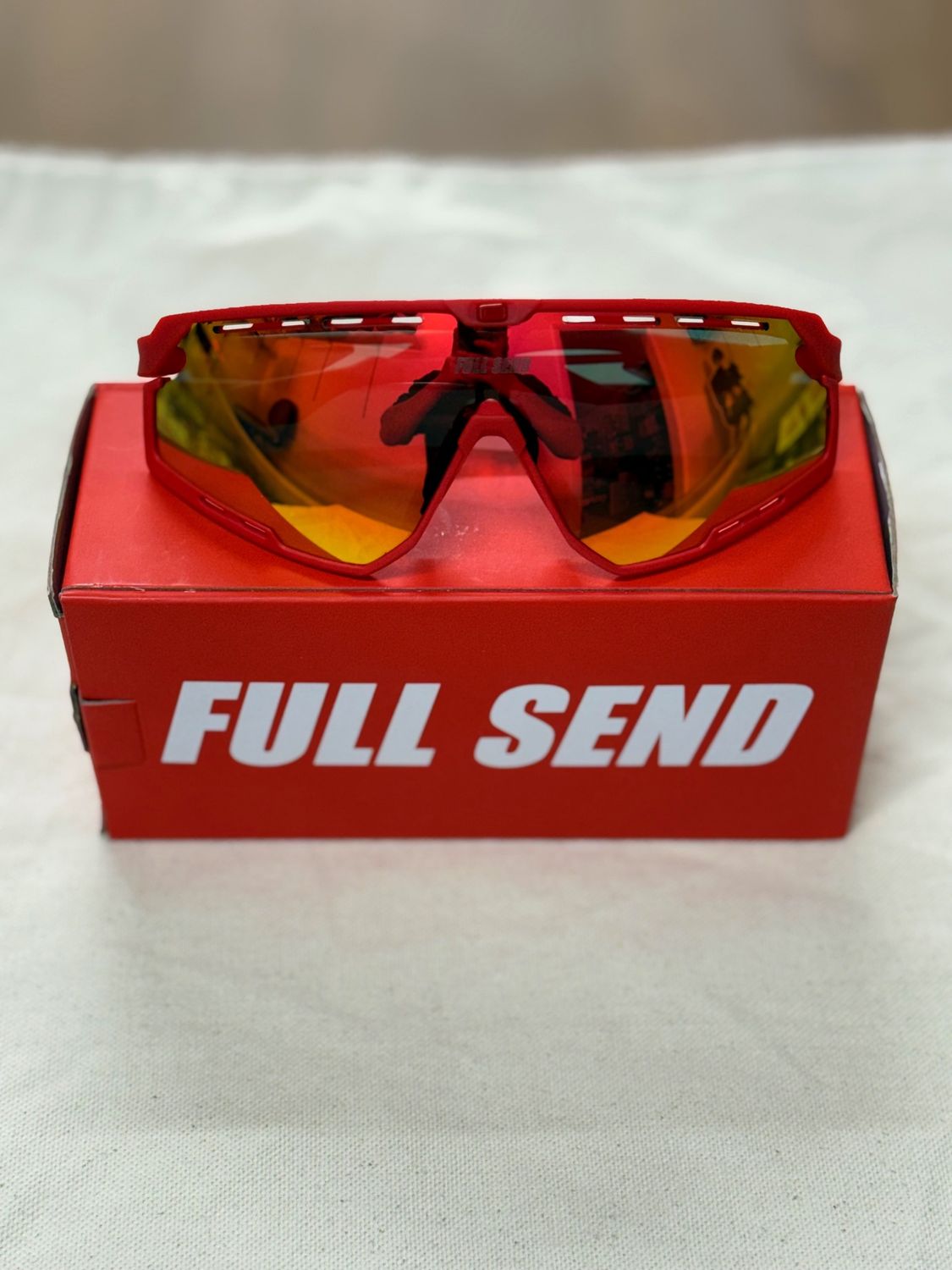 Full Send Red Glasses