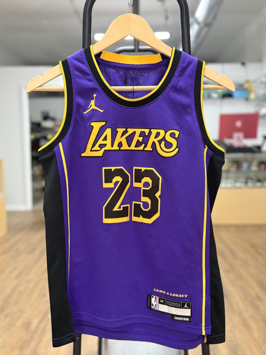 Jordan Purple James 23 Jersey