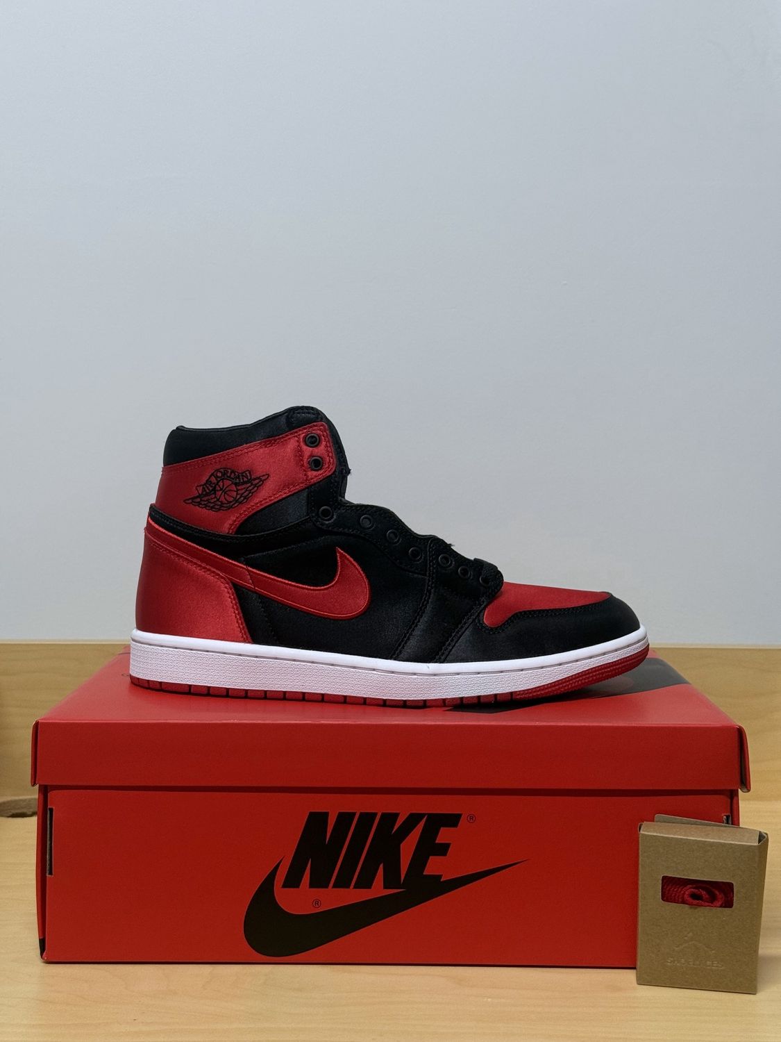 Jordan 1 Satin Bread Sz 12 W New