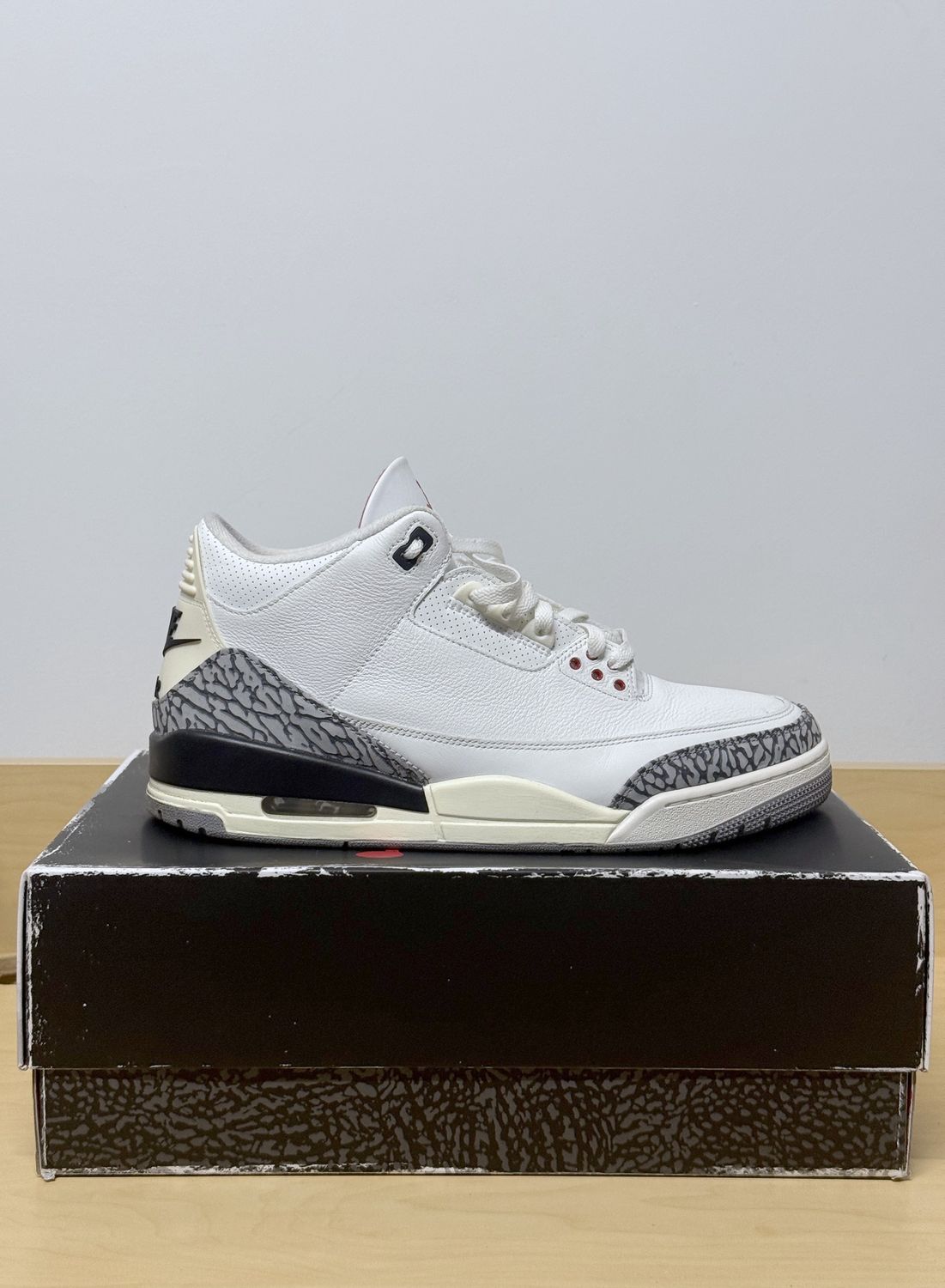 Jordan 3 White Cement Reimagined Sz 12M
