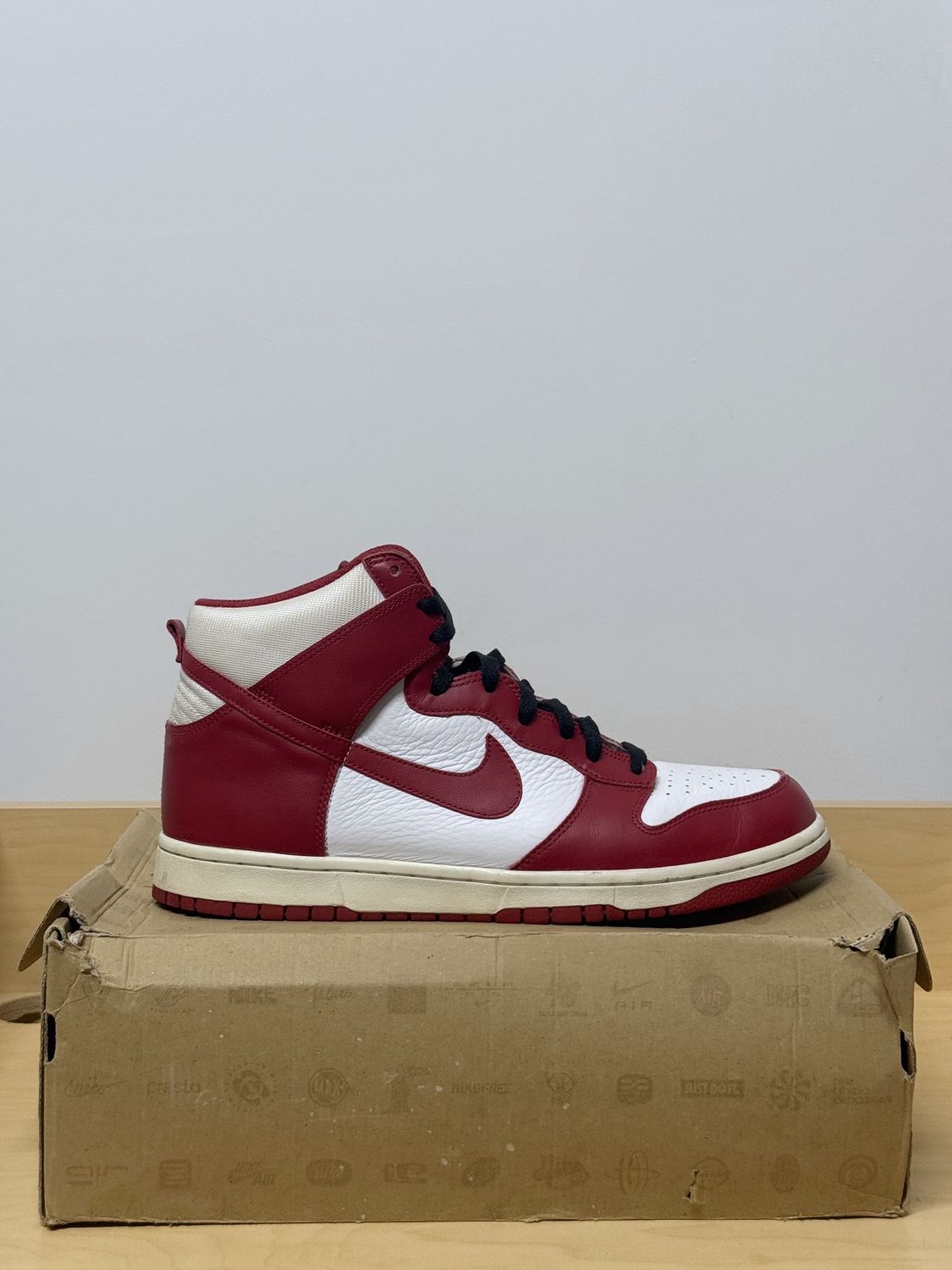 Nike Dunk High Varsity White Red Sz 12M