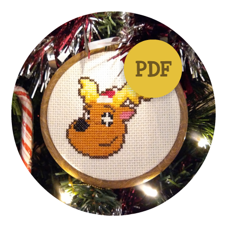 Downloadable cross stitch pattern - Jingle