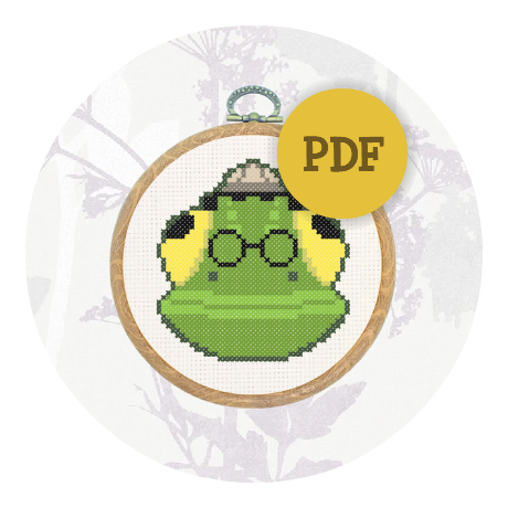 Downloadable cross stitch pattern - Nat