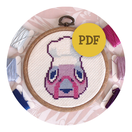 Downloadable cross stitch pattern - Franklin