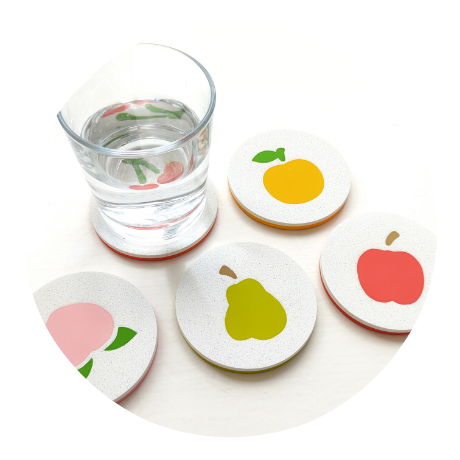 Fruit Coasters