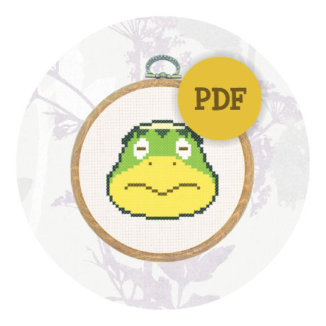 Downloadable cross stitch pattern - Kapp'n