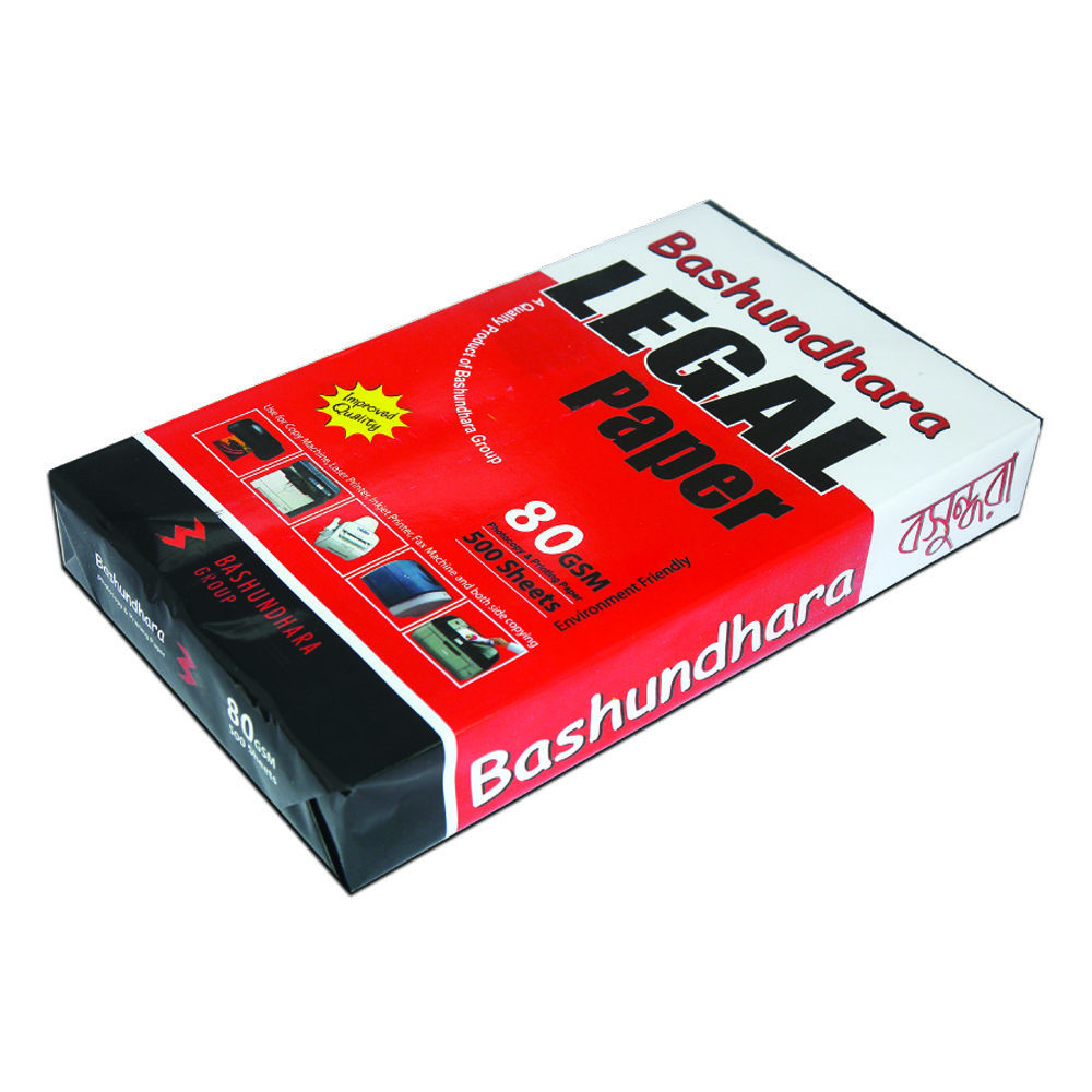 Bashundhara Paper Legal Size (65 GSM) 1 Rim