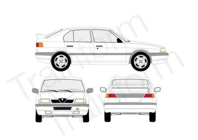 Alfa Romeo 33 Kit pellicole oscuranti 3M per vetri