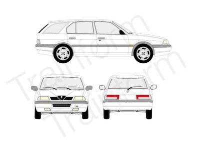 Alfa Romeo 33 Sport Wagon Kit pellicole oscuranti 3M per vetri