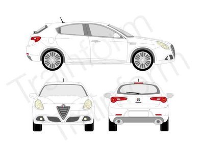 Kit pellicole oscuranti 3M per vetri Alfa Romeo Giulietta