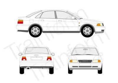 Audi A4 4P 1995 Kit pellicole oscuranti 3M per vetri