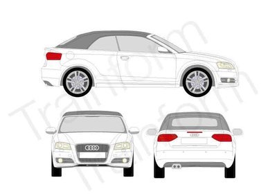 Audi A3 Cabrio Kit pellicole oscuranti 3M per vetri