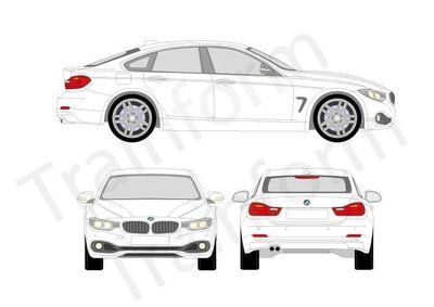 BMW Serie 4 Gran Coupè 2014 Kit pellicole oscuranti 3M per vetri