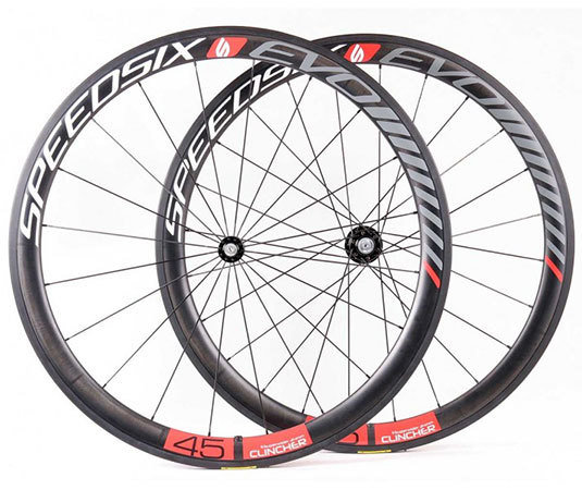 Ruedas Speedsix EVO perfil 45mm cubierta DISC