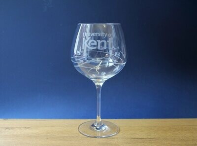 University of Kent Gin Glass