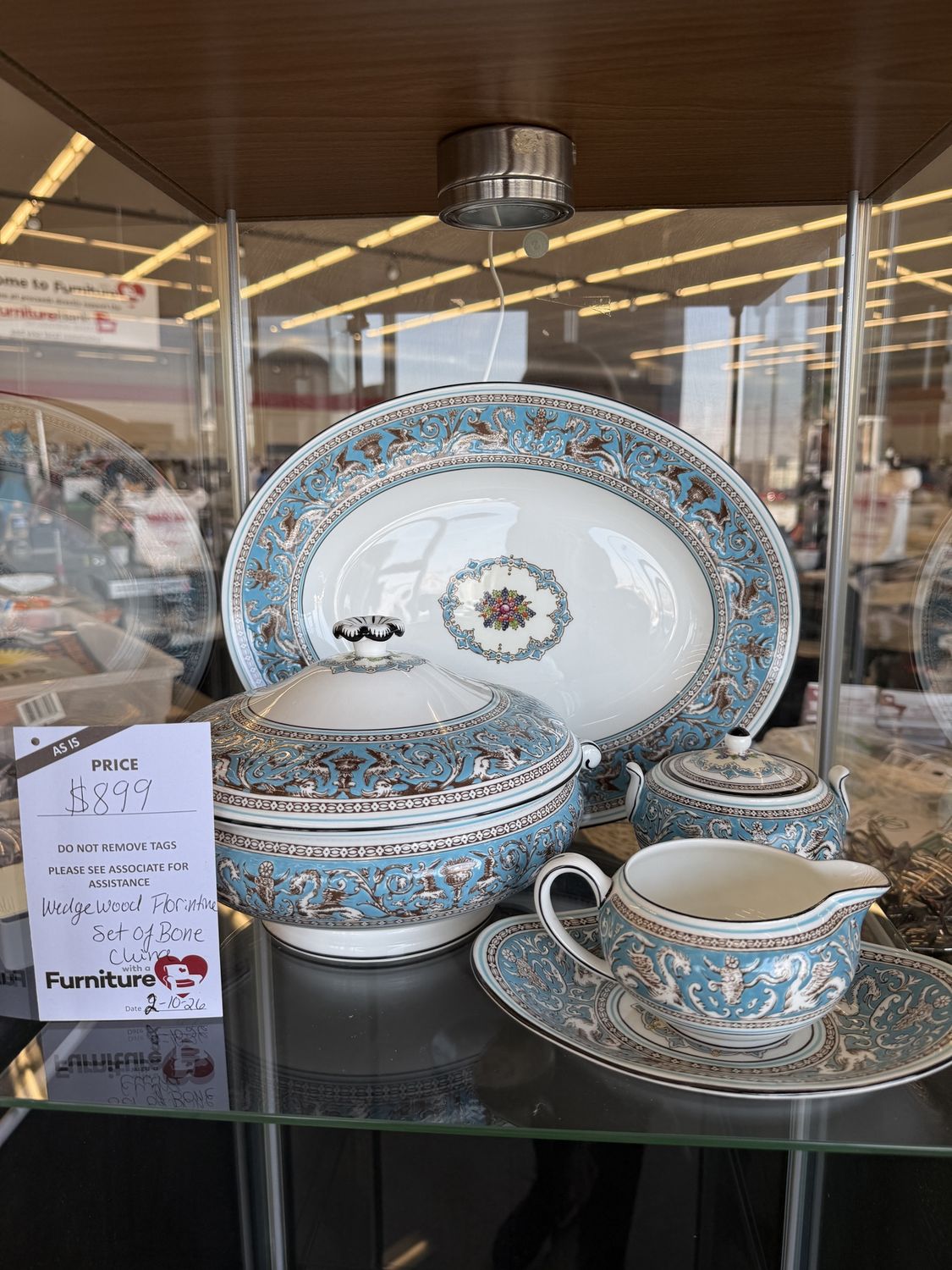 Wedgewood Bone-China Dish Set Vintage