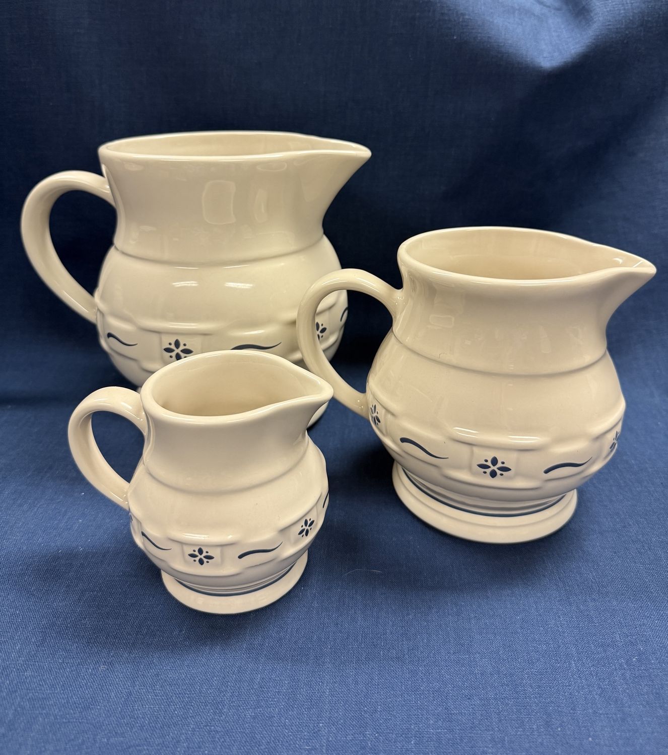 Longaberger Pitcher Set, 3 pc
