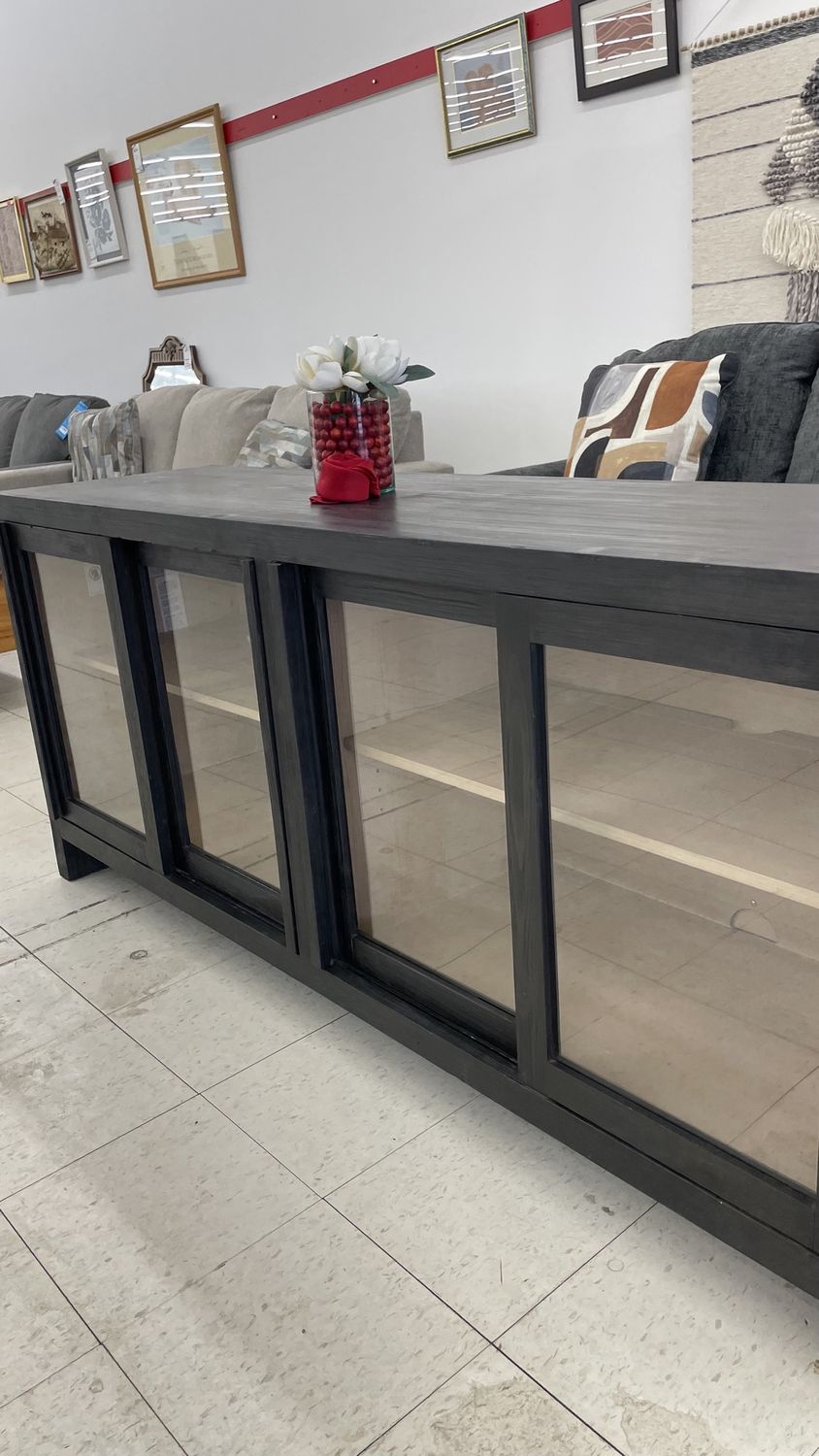 Folsom Glass Media Console (73")