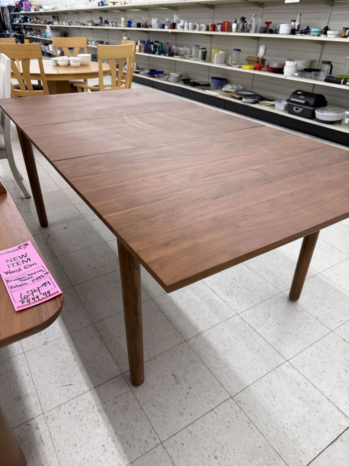 Keira Solid Wood Extendable Dining Table (60"–94")