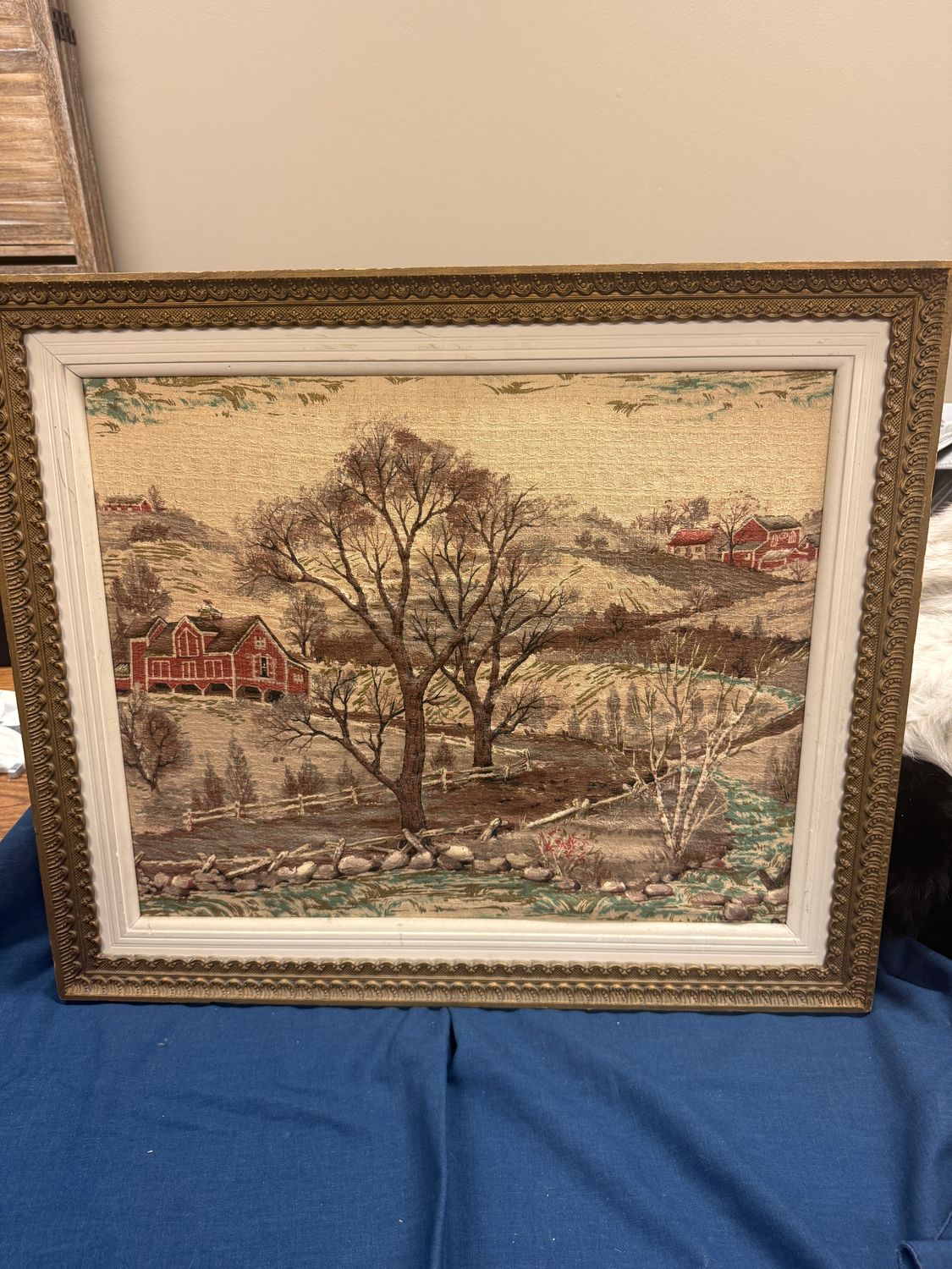 Kay Dee Linen Hand-Printed Art