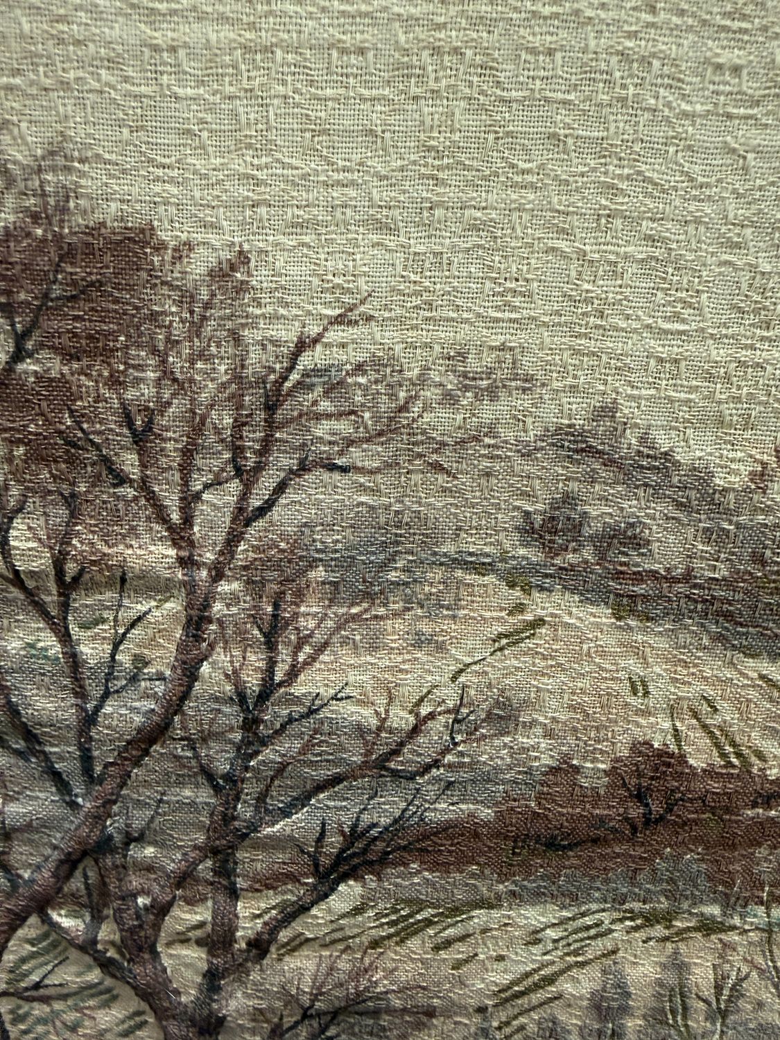 Kay Dee Linen Hand-Printed Art