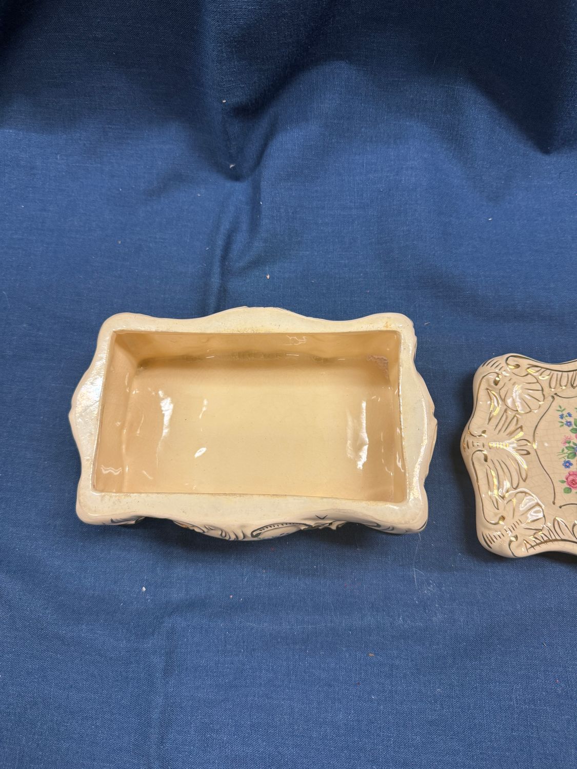 Vintage Ceramic Storage Box